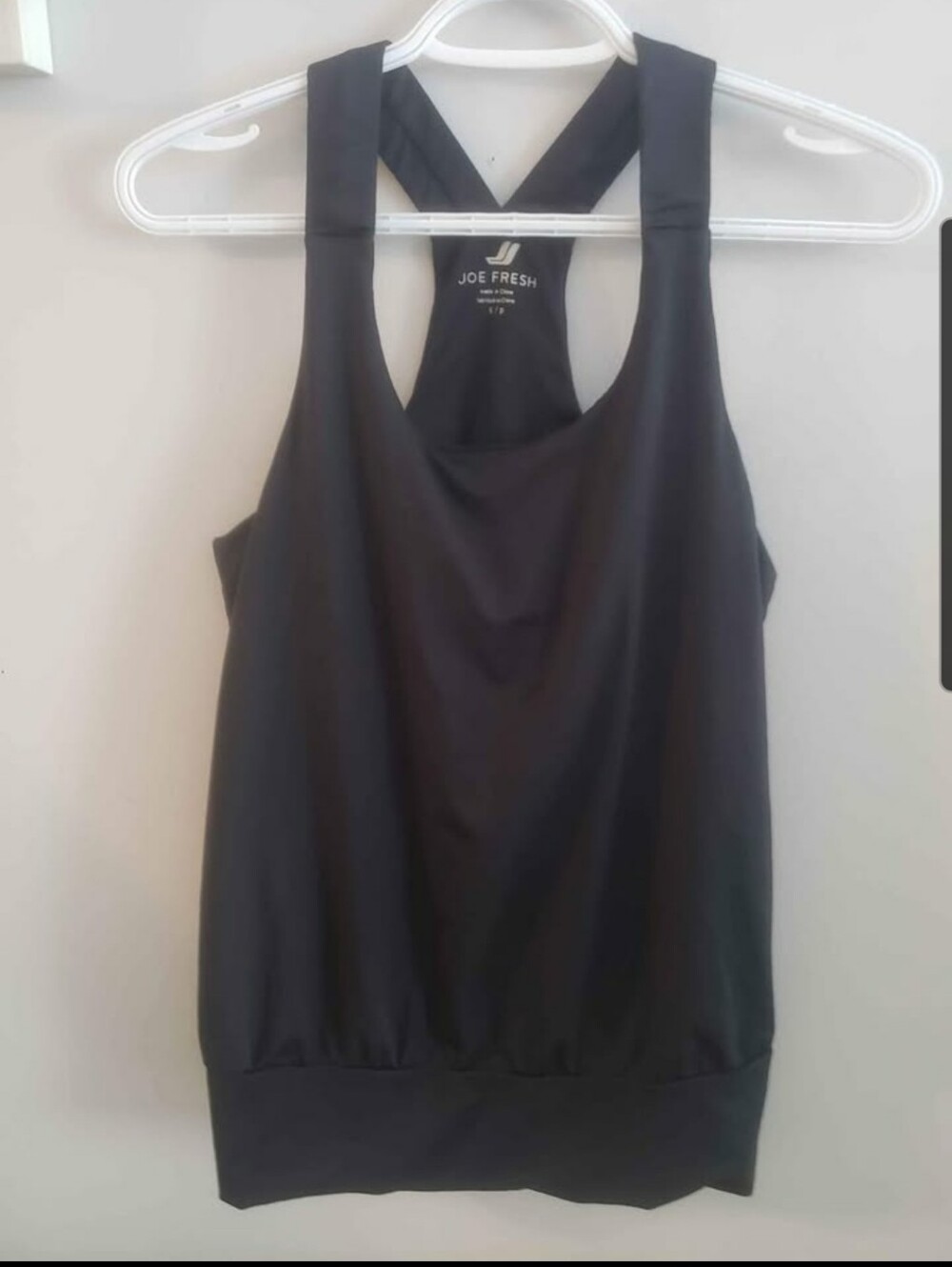Joe Fresh Black Racerback Slim-Fit Tank